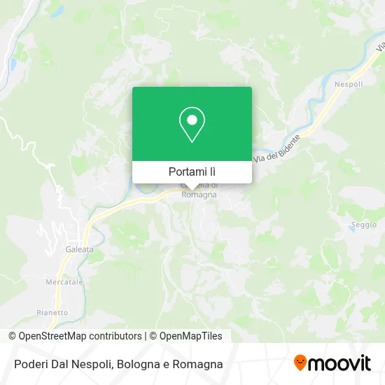 Mappa Poderi Dal Nespoli
