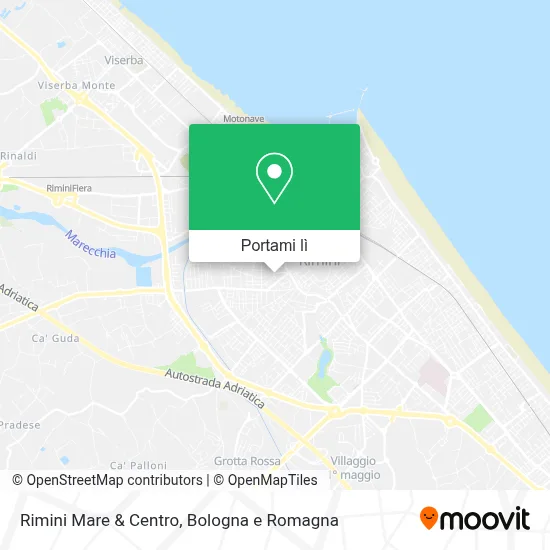 Mappa Rimini Mare & Centro