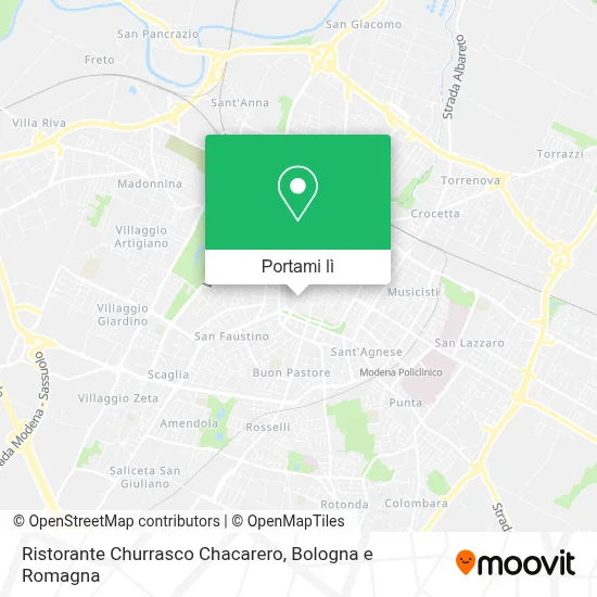 Mappa Ristorante Churrasco Chacarero