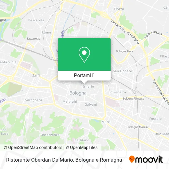 Mappa Ristorante Oberdan Da Mario