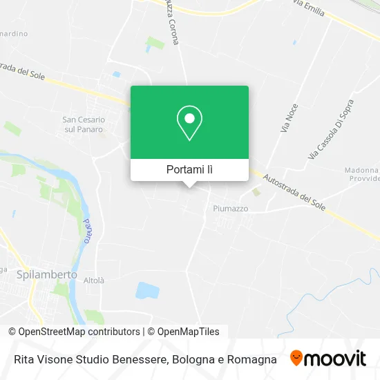 Mappa Rita Visone Studio Benessere