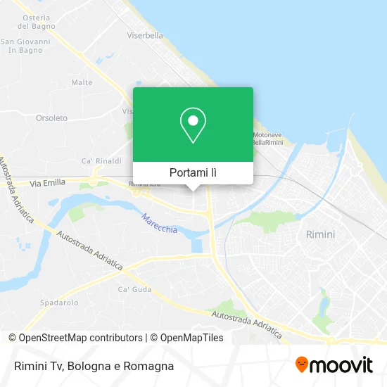 Mappa Rimini Tv