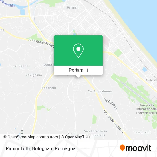 Mappa Rimini Tetti