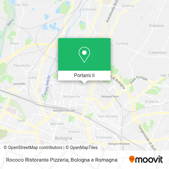 Mappa Rococo Ristorante Pizzeria