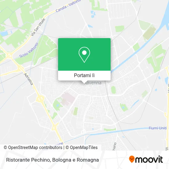 Mappa Ristorante Pechino