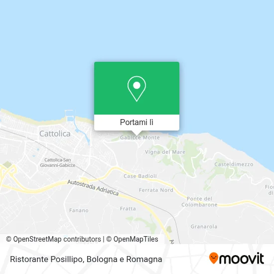 Mappa Ristorante Posillipo