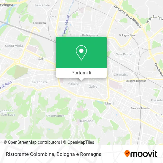 Mappa Ristorante Colombina