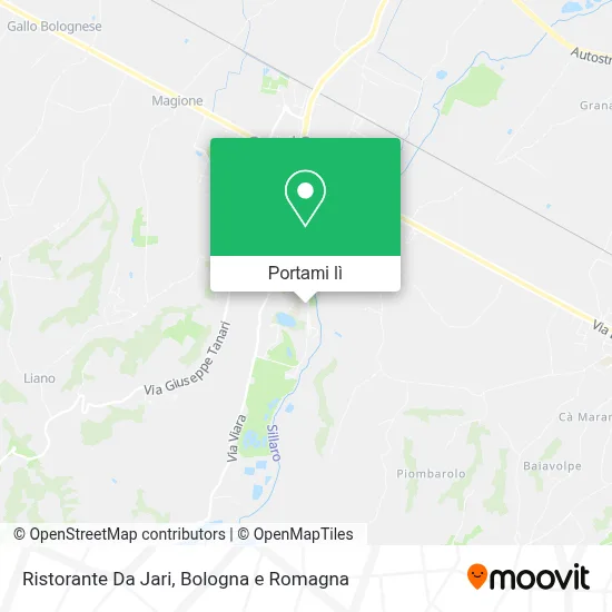 Mappa Ristorante Da Jari