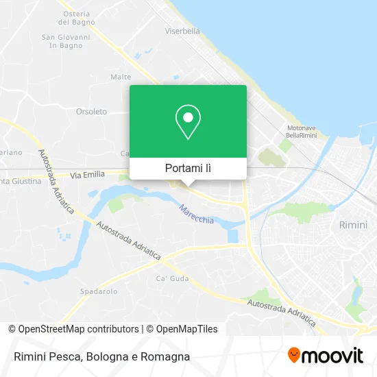 Mappa Rimini Pesca