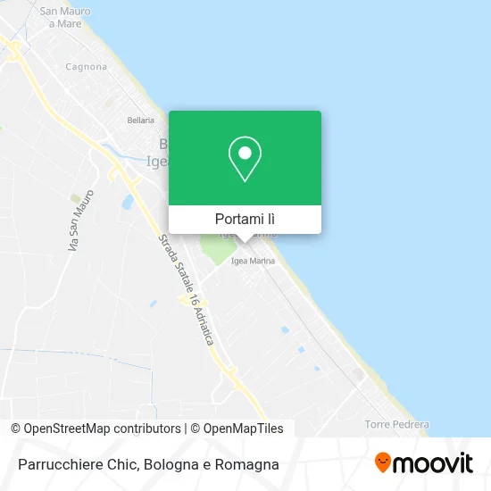 Mappa Parrucchiere  Chic