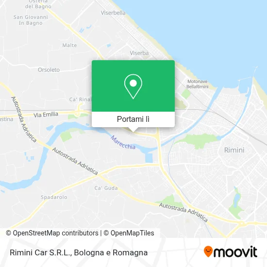 Mappa Rimini Car S.R.L.