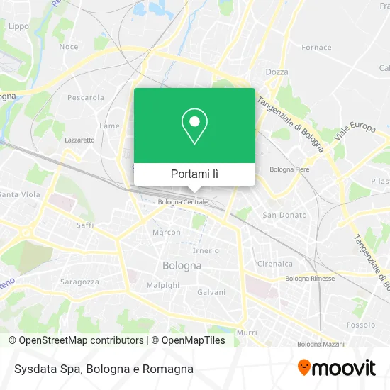 Mappa Sysdata Spa