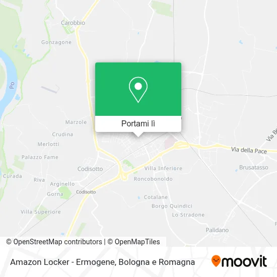 Mappa Amazon Locker - Ermogene