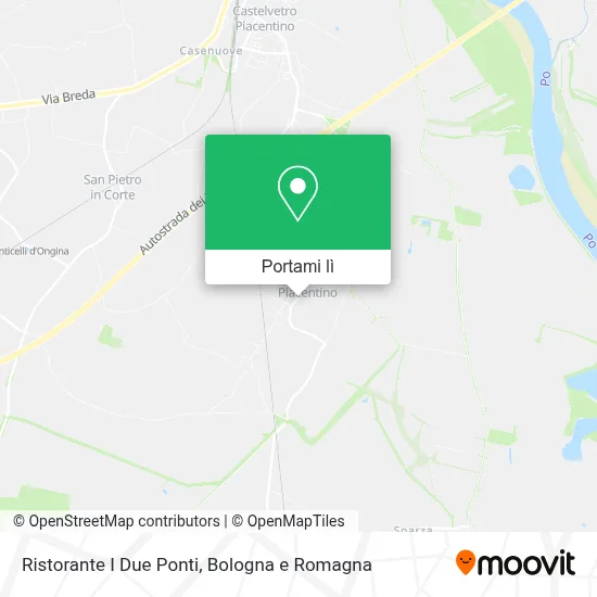 Mappa Ristorante I Due Ponti