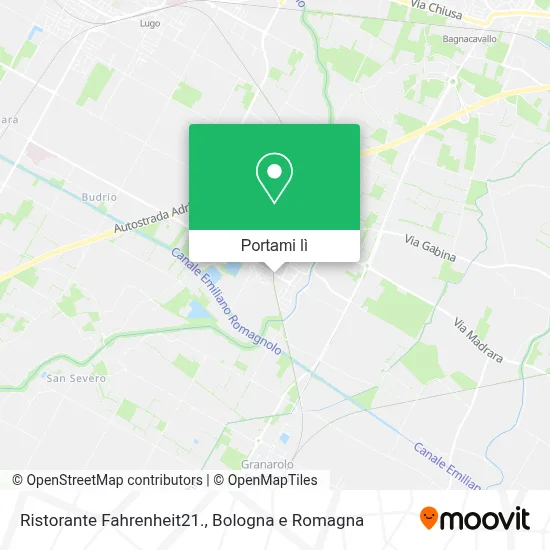 Mappa Ristorante Fahrenheit21.