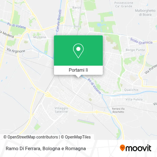 Mappa Ramo Di Ferrara