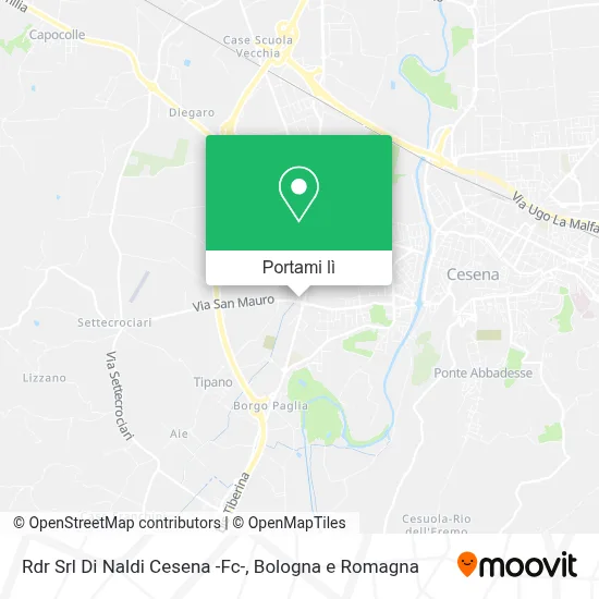 Mappa Rdr Srl Di Naldi    Cesena -Fc-