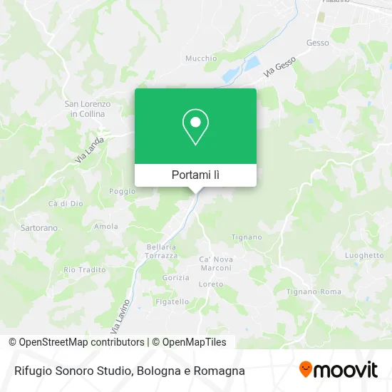 Mappa Rifugio Sonoro Studio