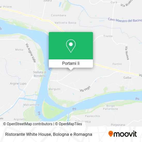 Mappa Ristorante White House