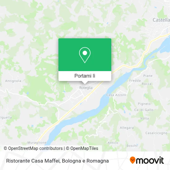 Mappa Ristorante Casa Maffei