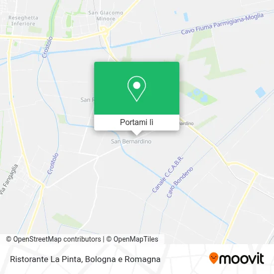 Mappa Ristorante La Pinta
