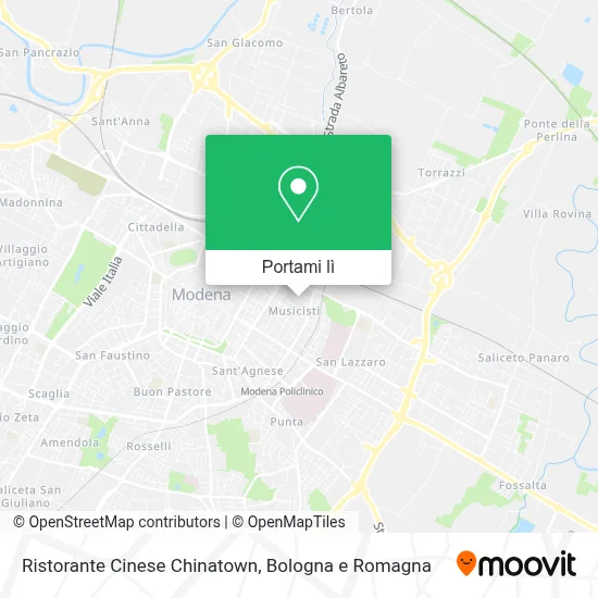 Mappa Ristorante Cinese Chinatown