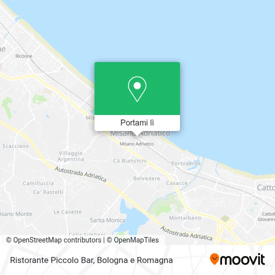 Mappa Ristorante Piccolo Bar