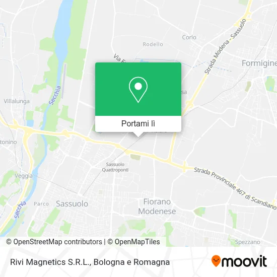 Mappa Rivi Magnetics S.R.L.