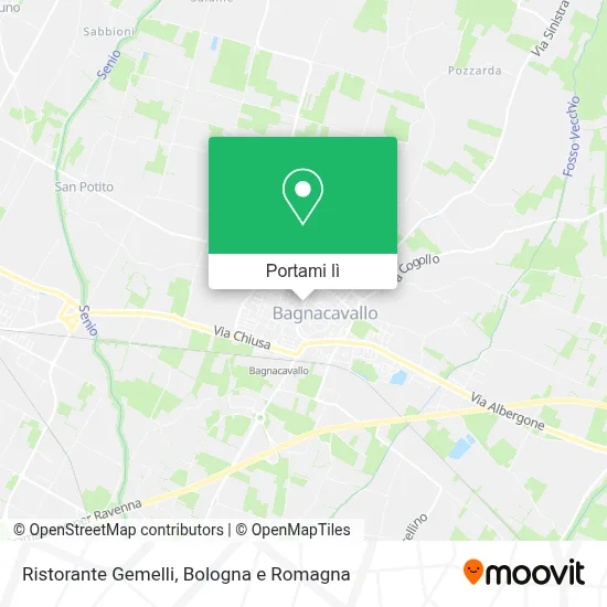 Mappa Ristorante Gemelli
