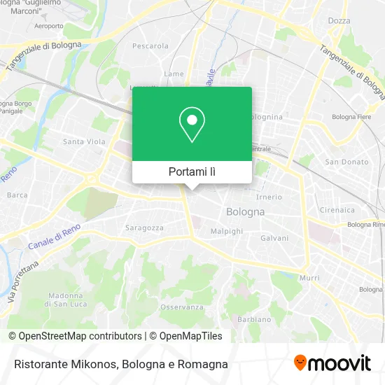 Mappa Ristorante Mikonos