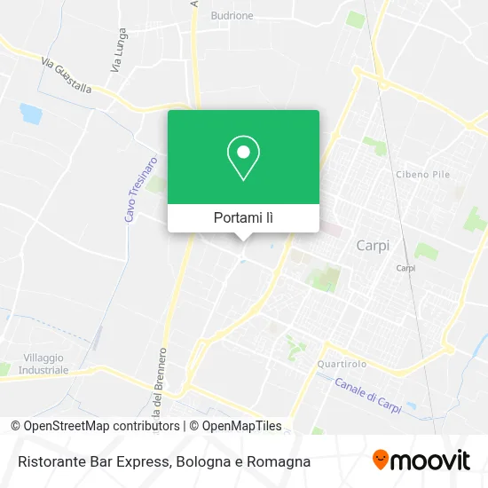 Mappa Ristorante Bar Express