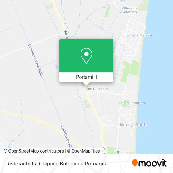 Mappa Ristorante La Greppia