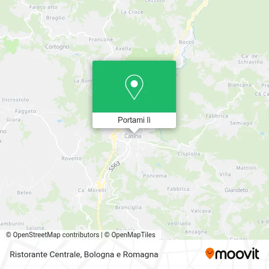 Mappa Ristorante Centrale