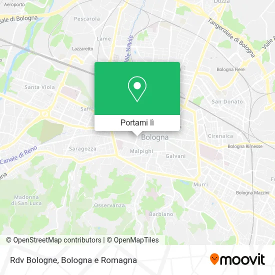 Mappa Rdv Bologne