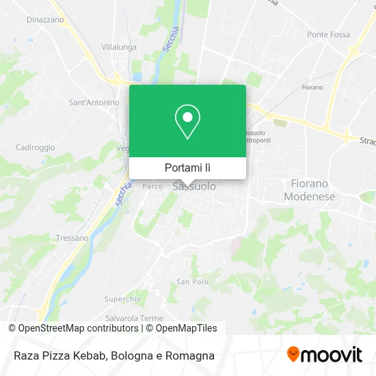 Mappa Raza Pizza Kebab