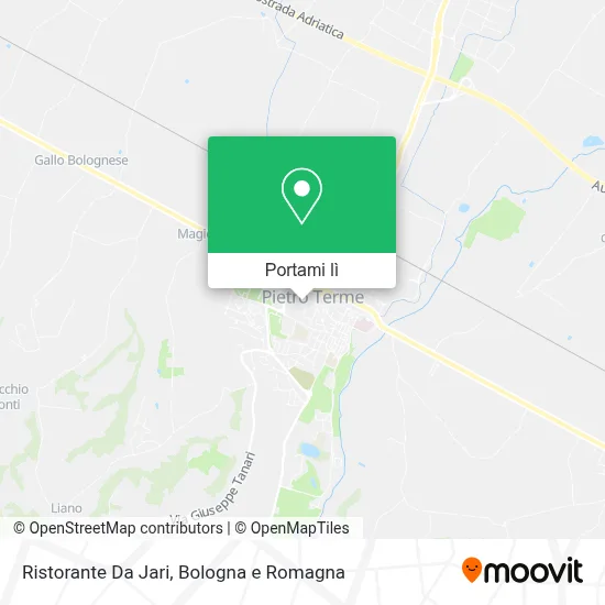 Mappa Ristorante Da Jari
