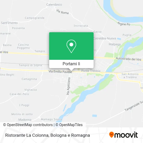 Mappa Ristorante La Colonna