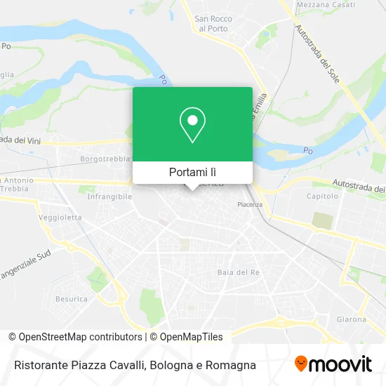 Mappa Ristorante Piazza Cavalli