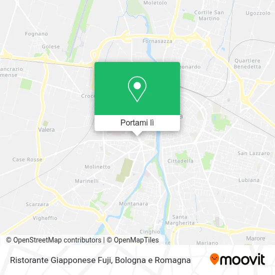Mappa Ristorante Giapponese Fuji