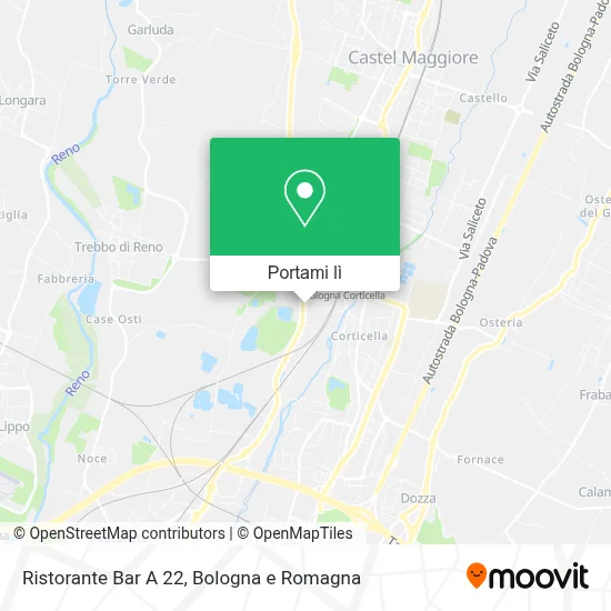 Mappa Ristorante Bar A 22