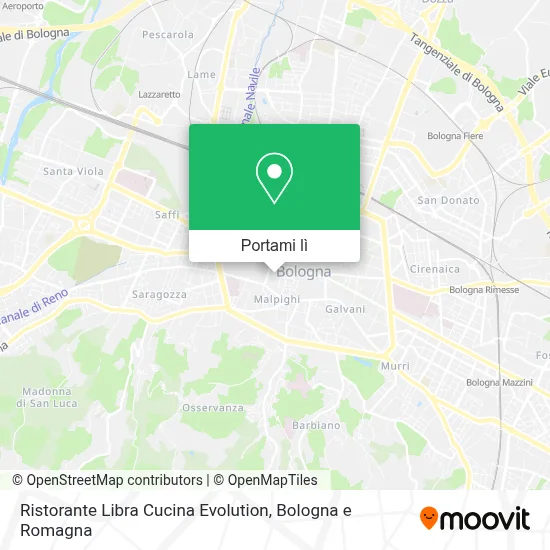 Mappa Ristorante Libra Cucina Evolution