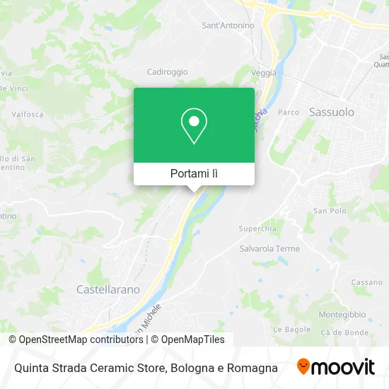 Mappa Quinta Strada Ceramic Store