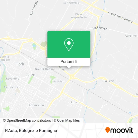 Mappa P.Auto