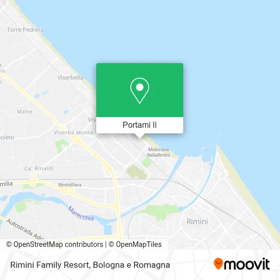 Mappa Rimini Family Resort