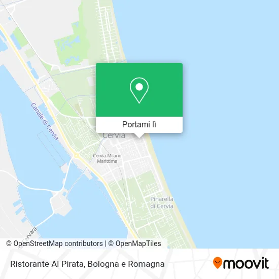 Mappa Ristorante Al Pirata