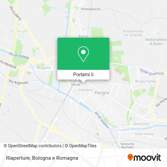 Mappa Riaperture