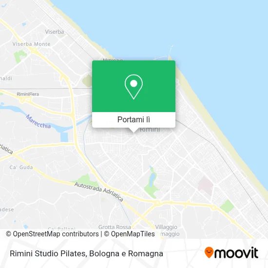 Mappa Rimini Studio Pilates