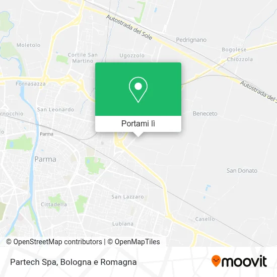 Mappa Partech Spa