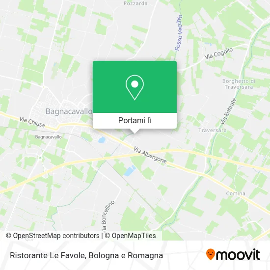 Mappa Ristorante Le Favole
