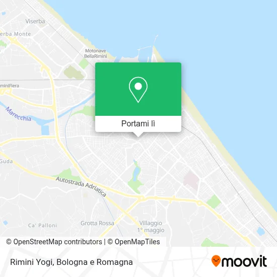 Mappa Rimini Yogi